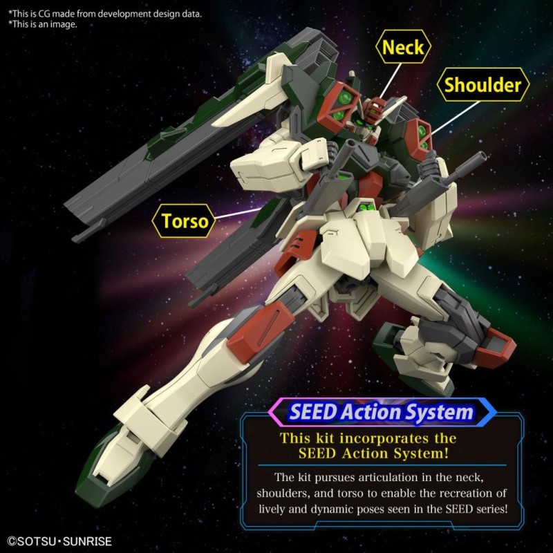 GUNDAM - HG 1/144 Lightning Buster Gundam - Model Kit 