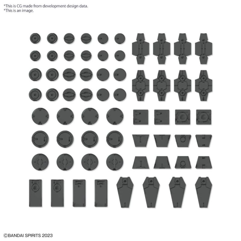 30MM - Customize Material (Decoration Parts 1 Gray) - Model Kit 