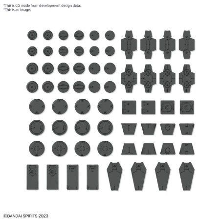 30MM - Customize Material (Decoration Parts 1 Gray) - Model Kit 