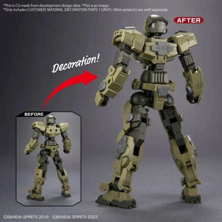 30MM - Customize Material (Decoration Parts 1 Gray) - Model Kit 