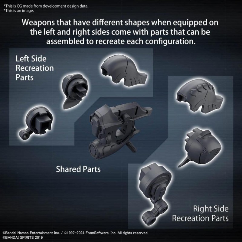 ARMORED CORE VI - 30MM Option Parts Set Weapon Set 01 - Model Kit 