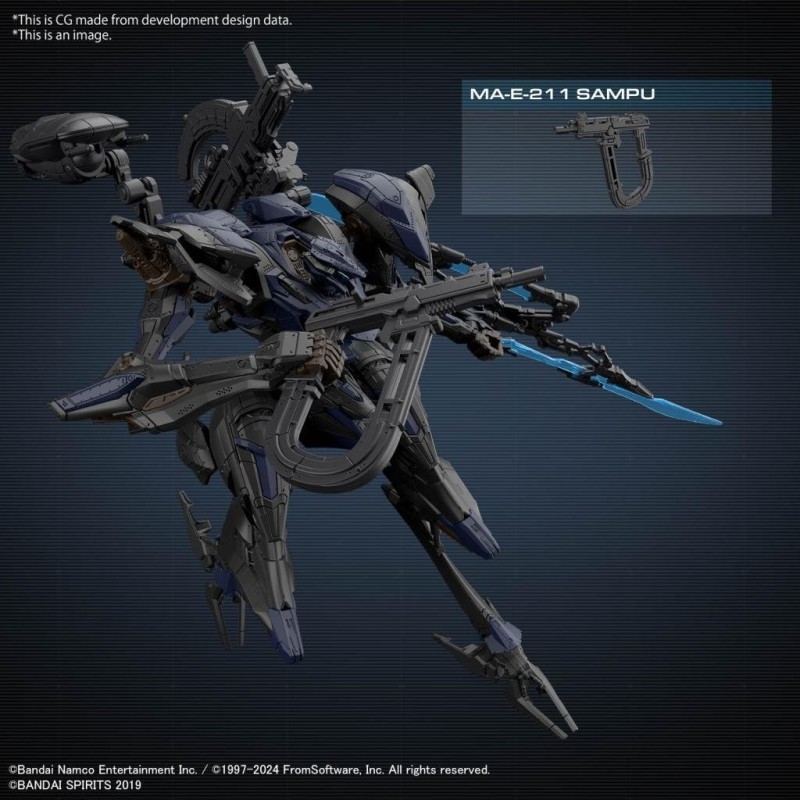 ARMORED CORE VI - Schneider Nachtreiher/40E Steel Haze - Model Kit 