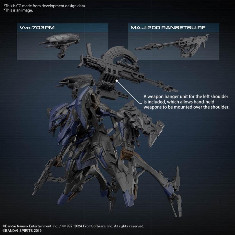 ARMORED CORE VI - Schneider Nachtreiher/40E Steel Haze - Model Kit 