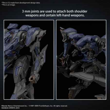 ARMORED CORE VI - Schneider Nachtreiher/40E Steel Haze - Model Kit 