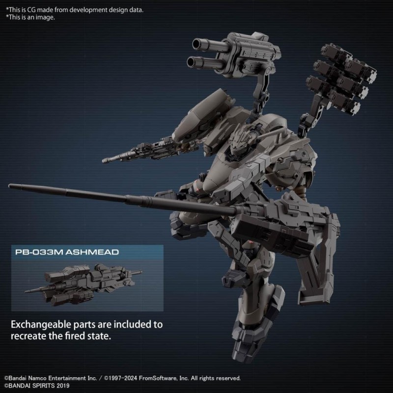 ARMORED CORE VI - RaD CC-2000 Orbiter Nightfall - Model Kit 