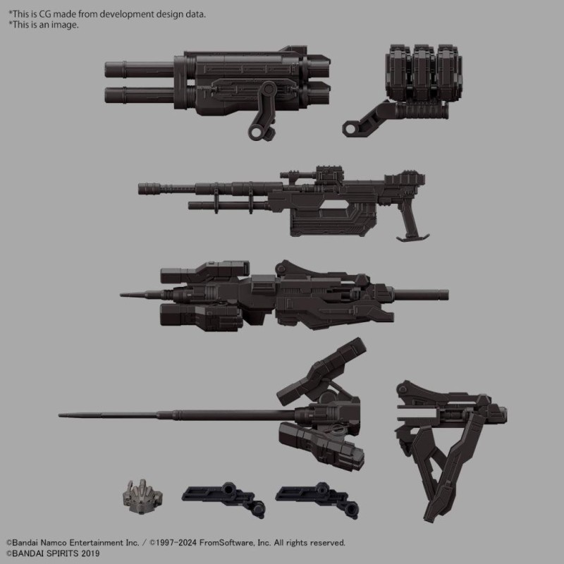 ARMORED CORE VI - RaD CC-2000 Orbiter Nightfall - Model Kit 