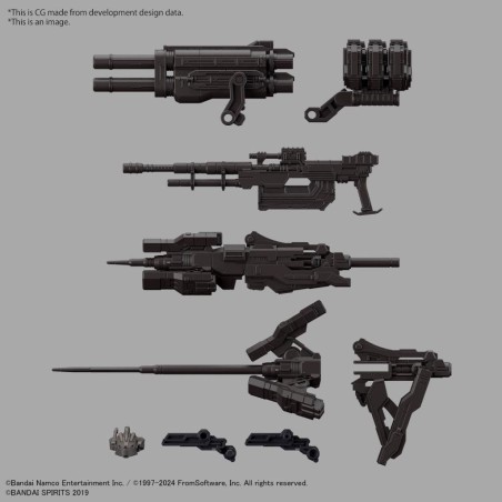 ARMORED CORE VI - RaD CC-2000 Orbiter Nightfall - Model Kit 
