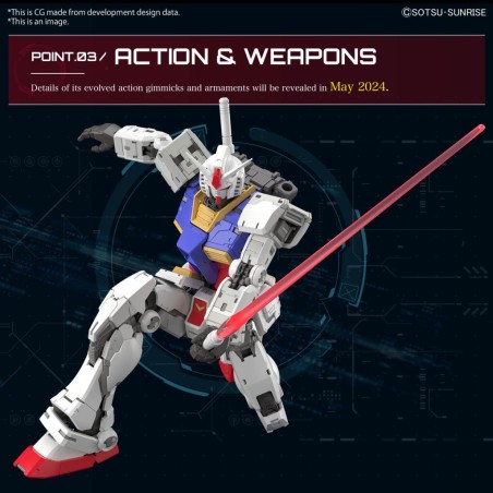 GUNDAM - RG 1/144 RX-78-2 Gundam Ver. 2.0 - Model Kit 