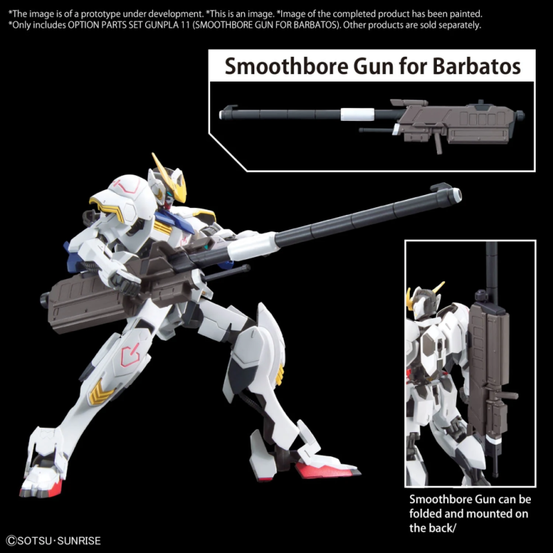 GUNDAM -Option Parts Set Gunpla 11 (Smoothbore Gun Barbatos)-Model Kit 