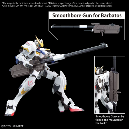 GUNDAM -Option Parts Set Gunpla 11 (Smoothbore Gun Barbatos)-Model Kit 