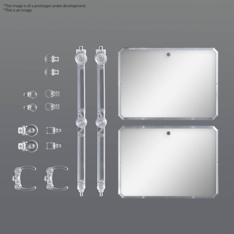 GUNDAM - Action Base 7 (Clear Color) Mirror Stickers Set - Model Kit 