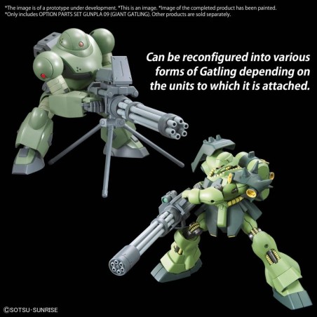 GUNDAM - Option Parts Set Gunpla 09 (Giant Gatling) - Model Kit 