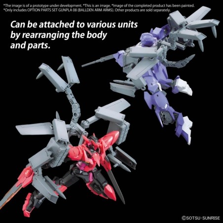 GUNDAM - Option Parts Set Gunpla 08 (Ballden Arm Arms) - Model Kit 