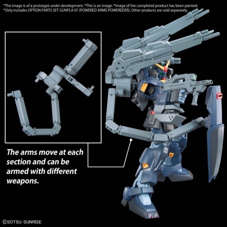 GUNDAM -Option Parts Set Gunpla 07 (Powered Arms Powereder) -Model Kit 