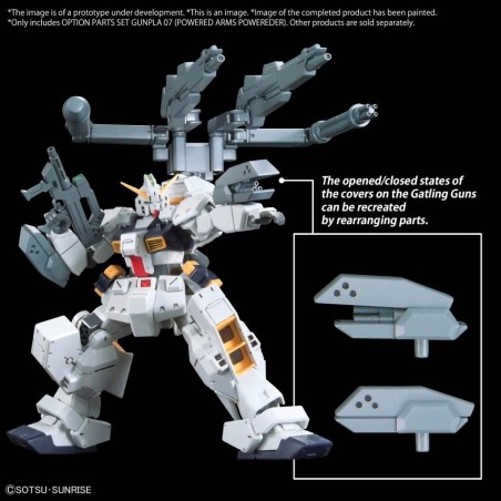 GUNDAM -Option Parts Set Gunpla 07 (Powered Arms Powereder) -Model Kit 