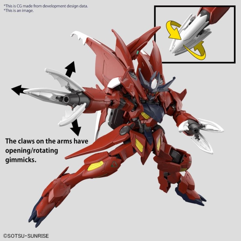 GUNDAM - HG 1/144 Gundam Amazing Barbatos Lupus  - Model Kit 
