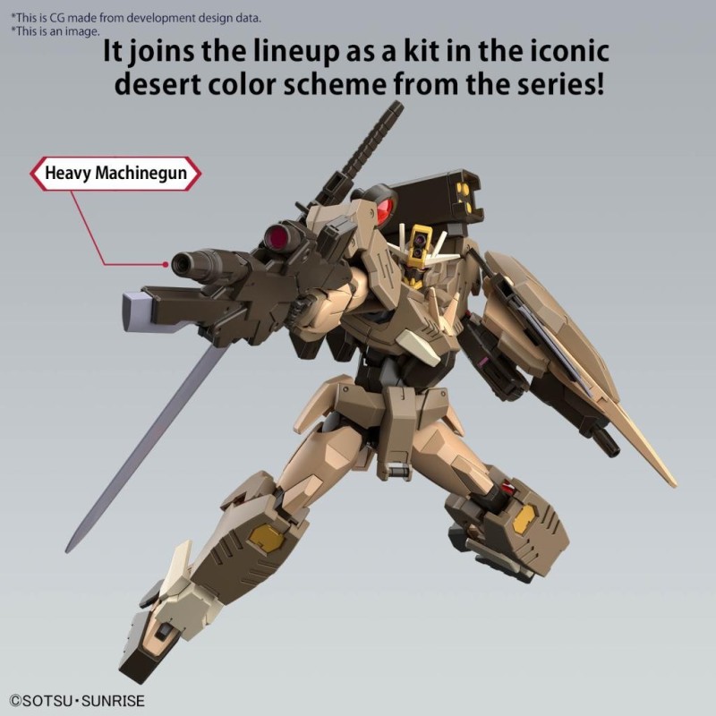 GUNDAM - HG 1/144 Gundam 00 Command Quan(T) Desert Type - Model Kit 