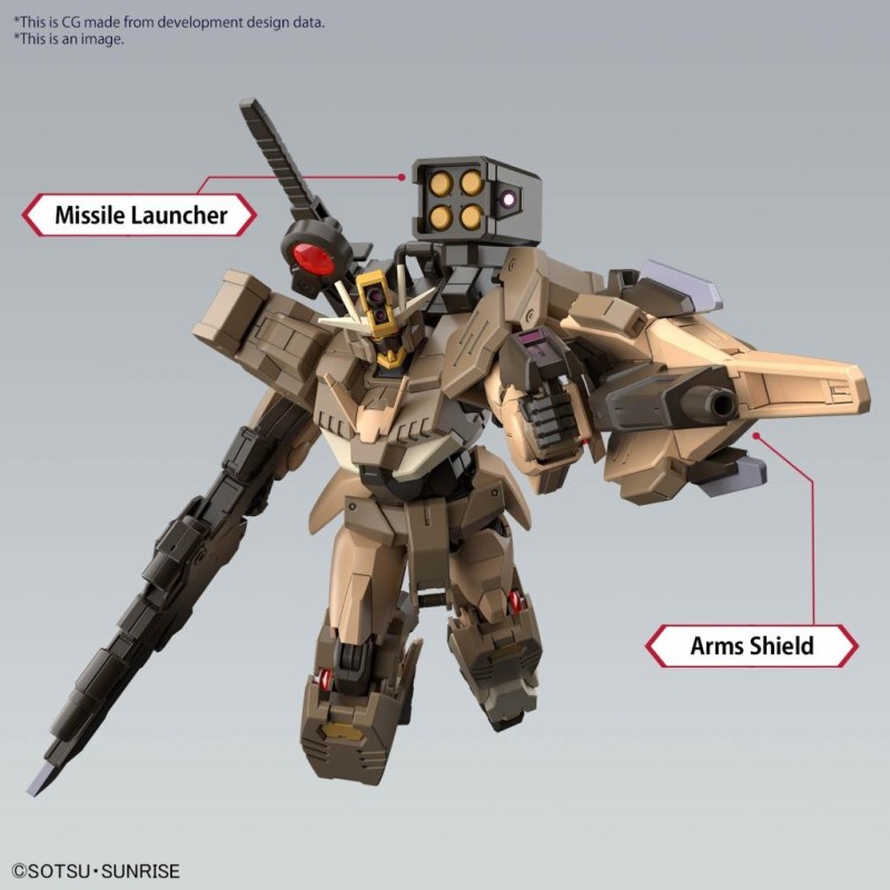 GUNDAM - HG 1/144 Gundam 00 Command Quan(T) Desert Type - Model Kit 