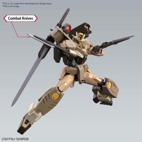 GUNDAM - HG 1/144 Gundam 00 Command Quan(T) Desert Type - Model Kit 