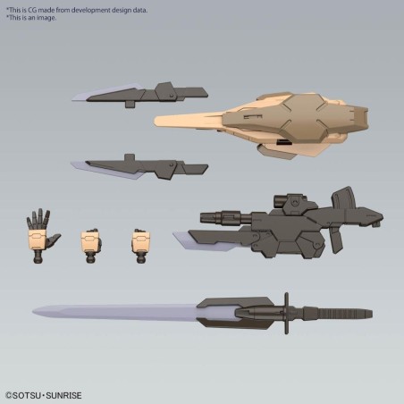 GUNDAM - HG 1/144 Gundam 00 Command Quan(T) Desert Type - Model Kit 