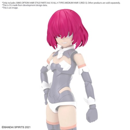 30MS - Option Hair style parts Vol.10 All 4 types - Model Kit 