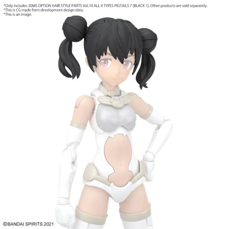 30MS - Option Hair style parts Vol.10 All 4 types - Model Kit 