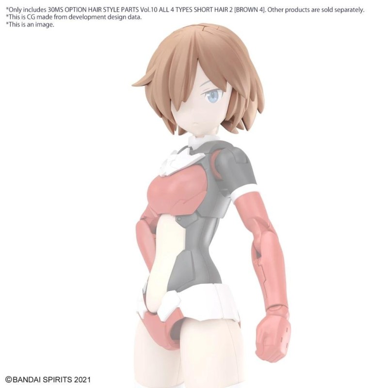 30MS - Option Hair style parts Vol.10 All 4 types - Model Kit 