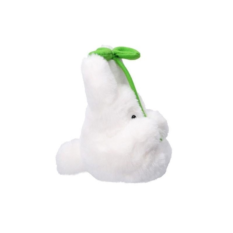 MON VOISIN TOTORO - Totoro Blanc avec feuille - Peluche Nakayoshi 