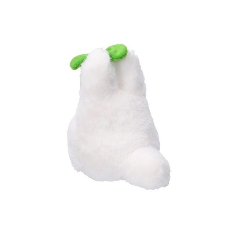 MON VOISIN TOTORO - Totoro Blanc avec feuille - Peluche Nakayoshi 