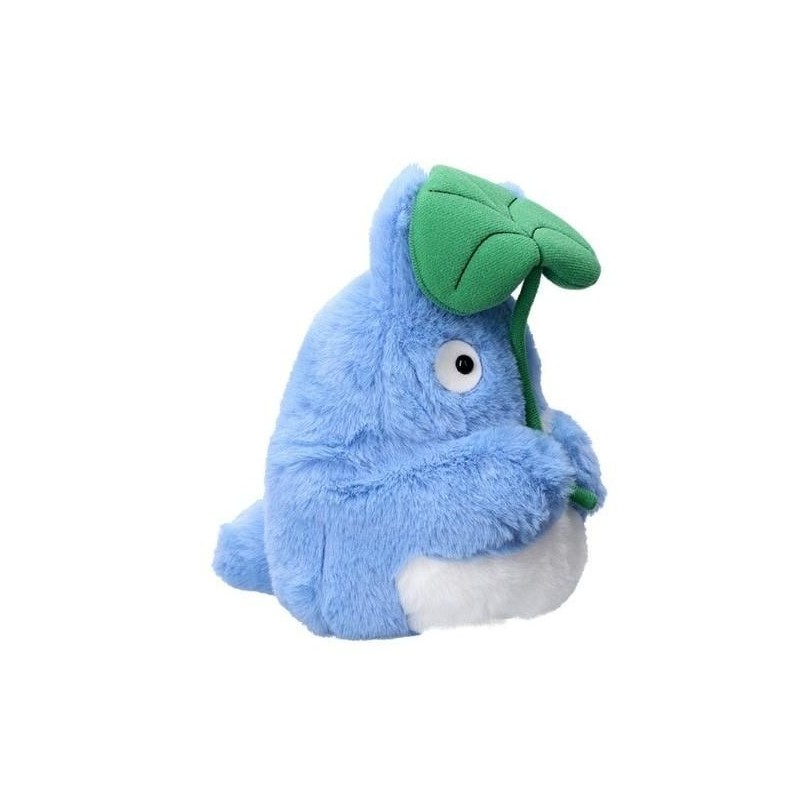 MON VOISIN TOTORO - Totoro Bleu avec feuille - Peluche Nakayoshi 