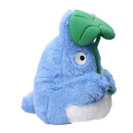 MON VOISIN TOTORO - Totoro Bleu avec feuille - Peluche Nakayoshi 
