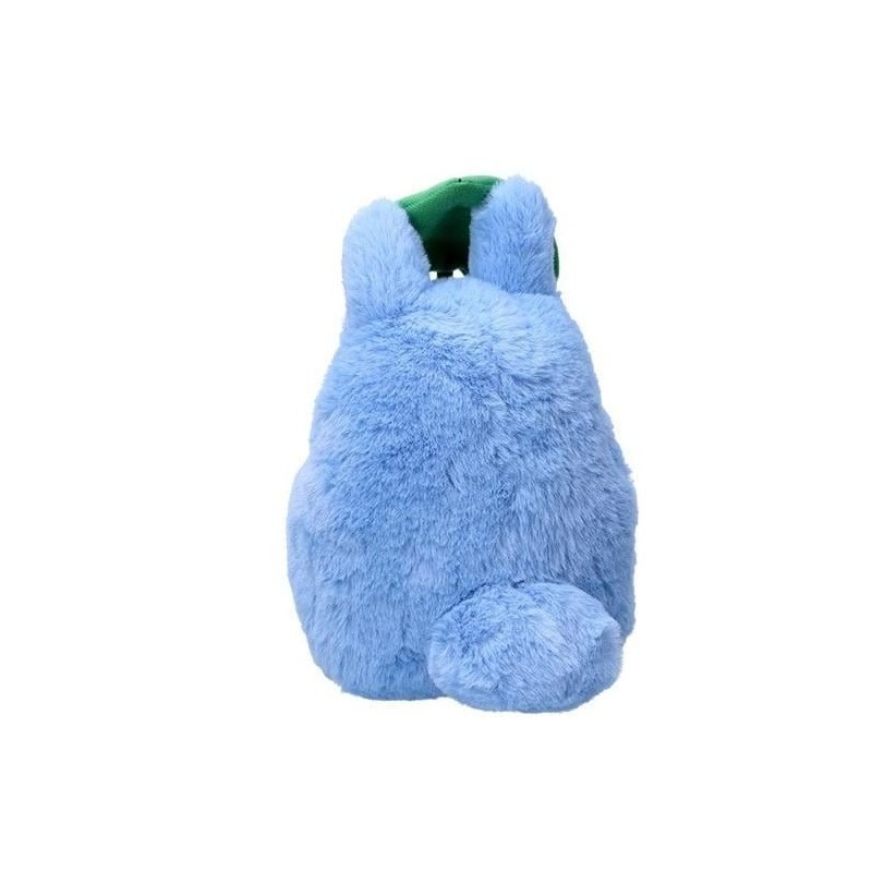 MON VOISIN TOTORO - Totoro Bleu avec feuille - Peluche Nakayoshi 