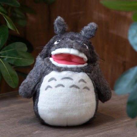 MON VOISIN TOTORO - Totoro Gris Rugissant - Peluche Acrylique M 