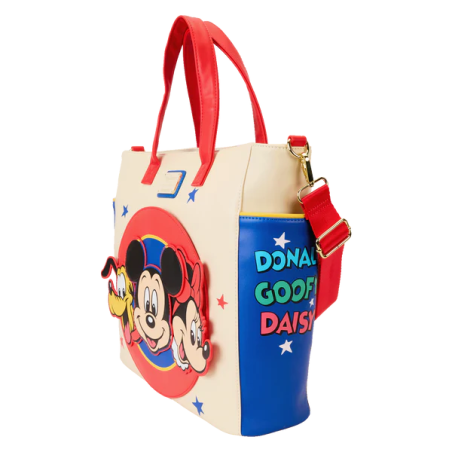 DISNEY -Mickey & Amis -Mini sac à dos & Tote Bag convertible Loungefly 