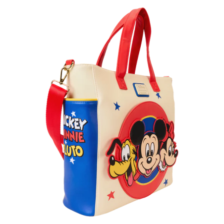 DISNEY -Mickey & Amis -Mini sac à dos & Tote Bag convertible Loungefly 