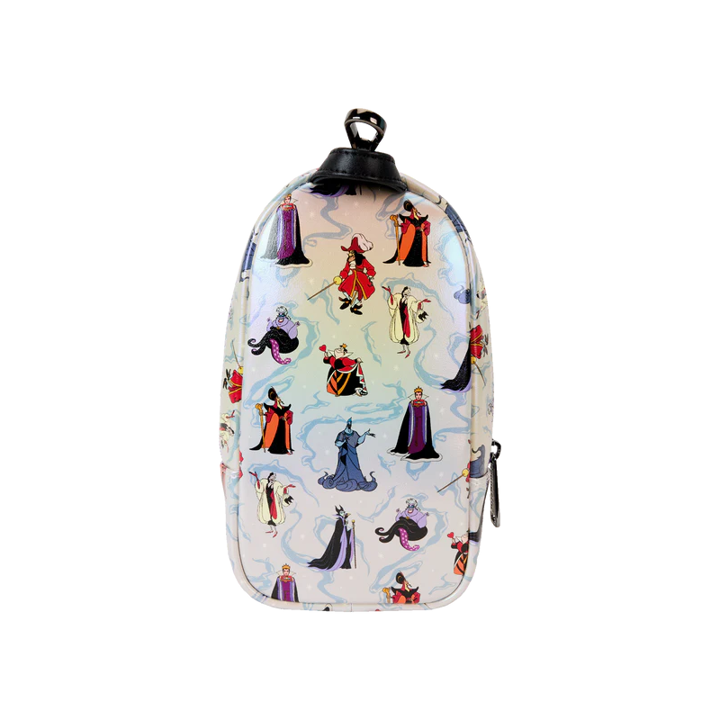 DISNEY - Villains - Mini Sac à Dos Plumier Iridescent LoungeFly 