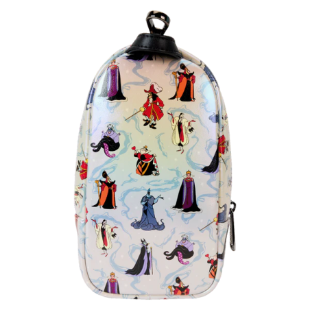 DISNEY - Villains - Mini Sac à Dos Plumier Iridescent LoungeFly 