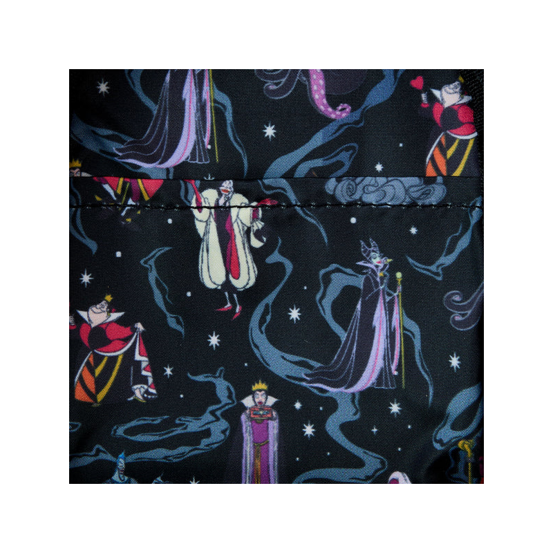 DISNEY - Villains - Mini Sac à Dos Plumier Iridescent LoungeFly 