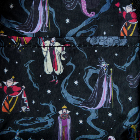 DISNEY - Villains - Mini Sac à Dos Plumier Iridescent LoungeFly 