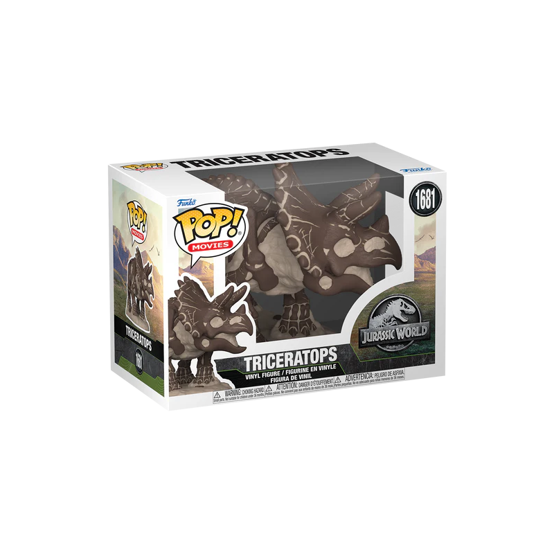 JURASSIC PARK FOSSIL - POP Movie N° 1681 - Triceratops 