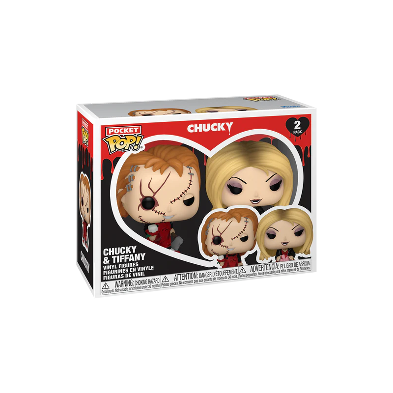 VALENTINES - Pocket Pop 2 Pack- Chucky & Tiffany 