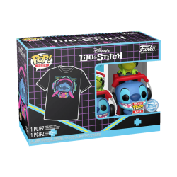 LILO STITCH - POP N° XXX - Gmr Stitch avec grenouille + T-shirt (L)  2