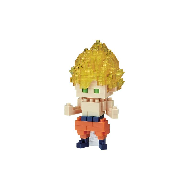 DRAGON BALL - Son Goku Super Saiyan - Figurine Nanoblock 10cm 
