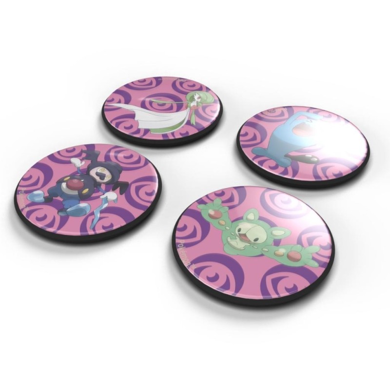 ULTRA PRO - Gardevoir - Deck Box en Similicuir + Badges Magnétiques 