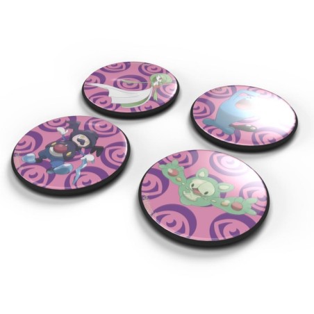 ULTRA PRO - Gardevoir - Deck Box en Similicuir + Badges Magnétiques 
