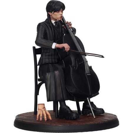 MERCREDI avec son Violoncelle -  Figurine 15cm 