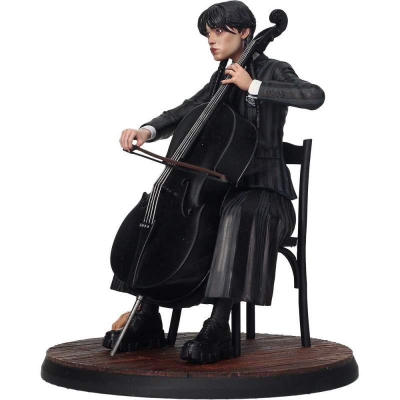 MERCREDI avec son Violoncelle -  Figurine 15cm 