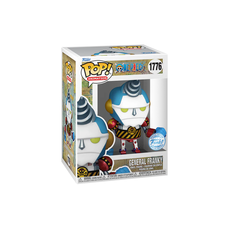 ONE PIECE - POP Animation N° 1776 - General Franky avec Chase (GW) 