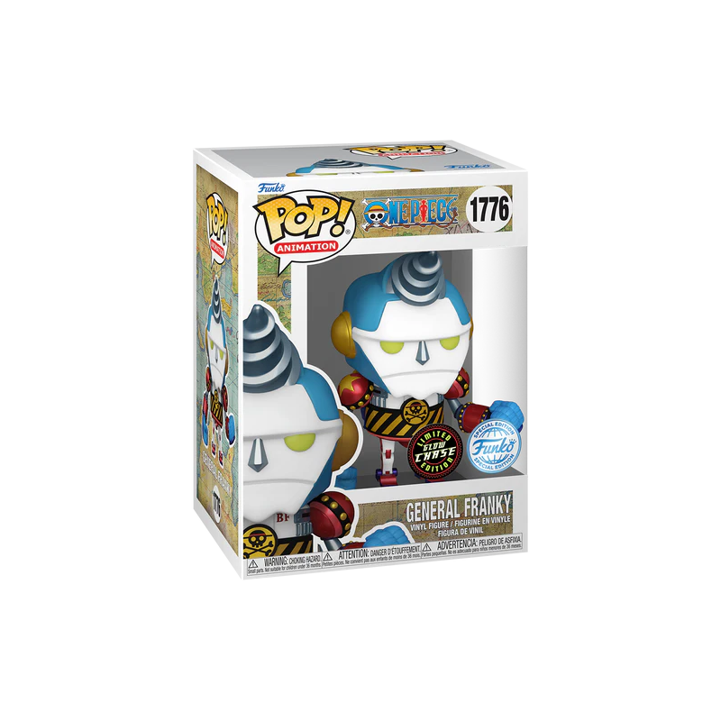 ONE PIECE - POP Animation N° 1776 - General Franky avec Chase (GW) 