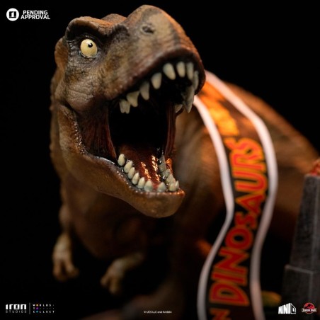 JURASSIC PARK - T-Rex Illusion Deluxe - Statuette Minico 14.8cm 